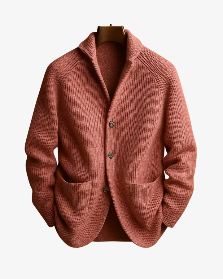 Lawrence | Skræddersyet Knappet Strik Cardigan