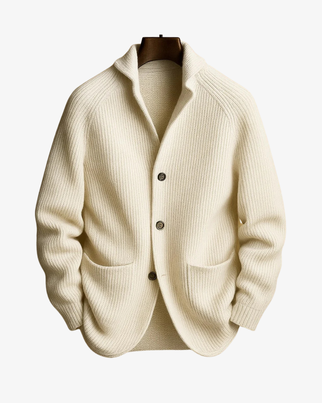 Lawrence | Skræddersyet Knappet Strik Cardigan