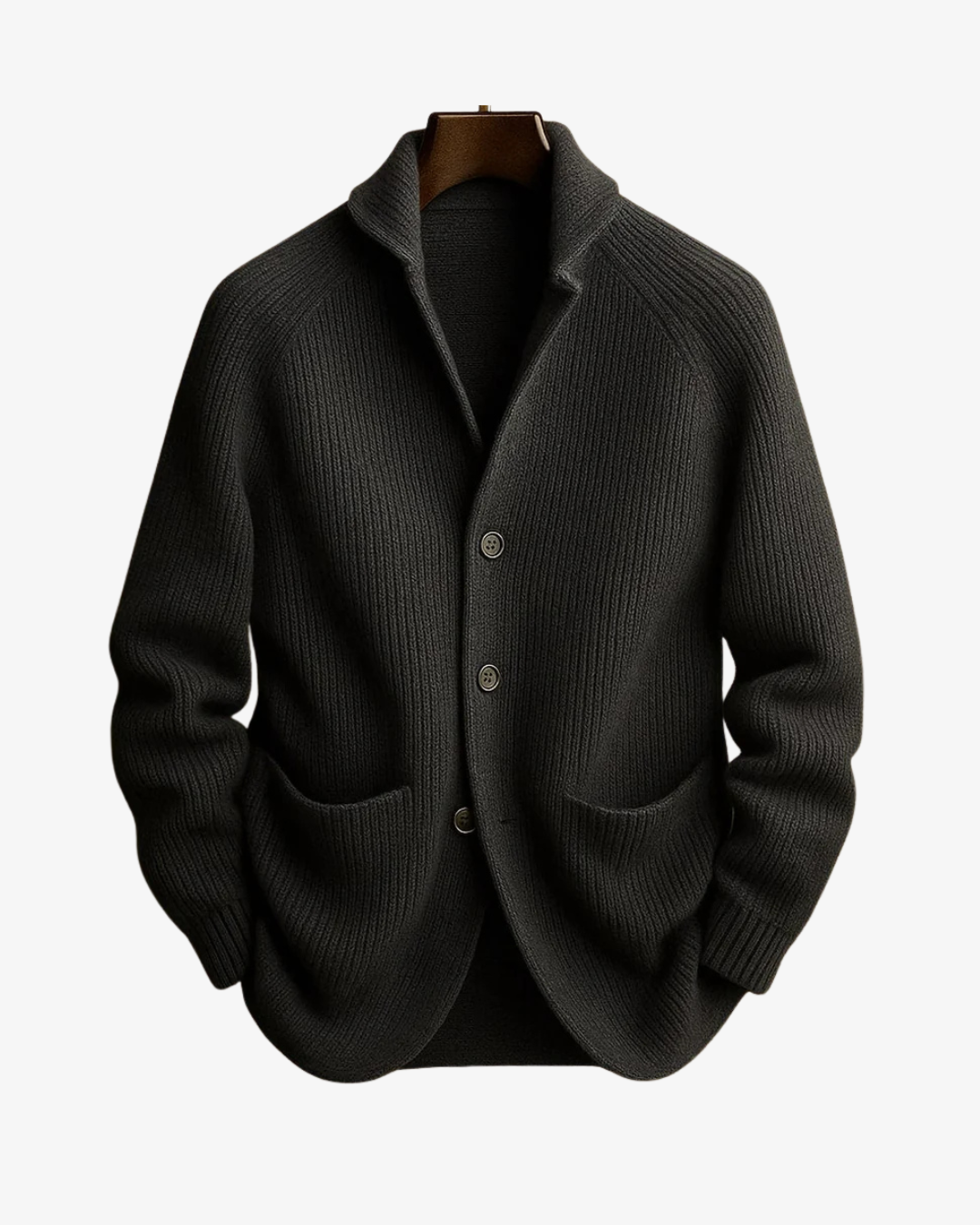 Lawrence | Skræddersyet Knappet Strik Cardigan