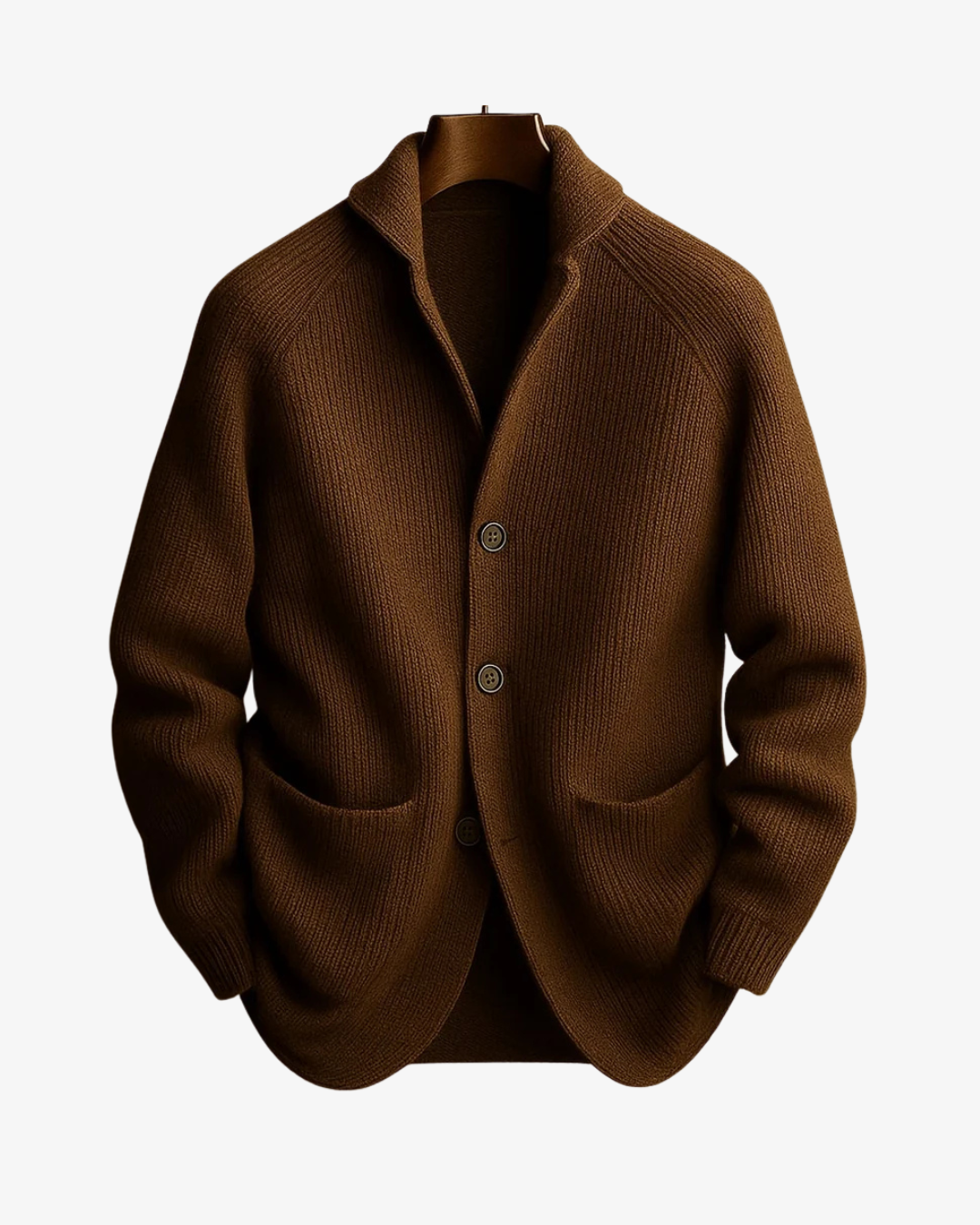 Lawrence | Skræddersyet Knappet Strik Cardigan