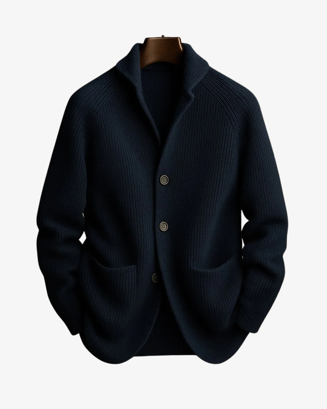 Lawrence | Skræddersyet Knappet Strik Cardigan