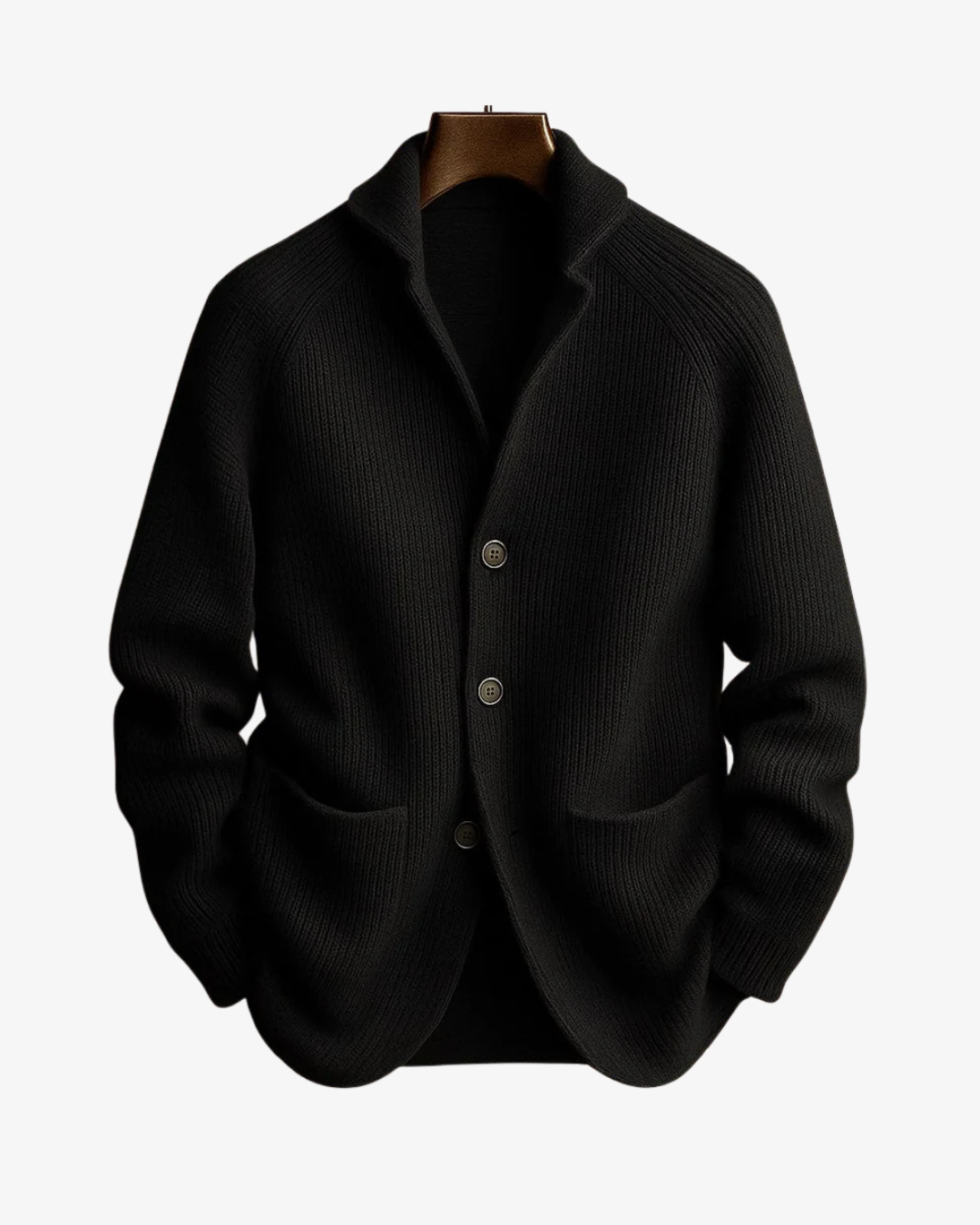 Lawrence | Skræddersyet Knappet Strik Cardigan