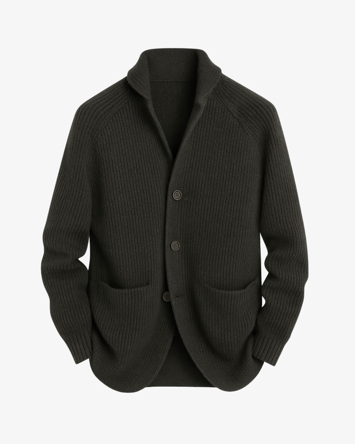 Lawrence | Skræddersyet Knappet Strik Cardigan