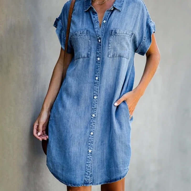 Malou - Denim Kjole
