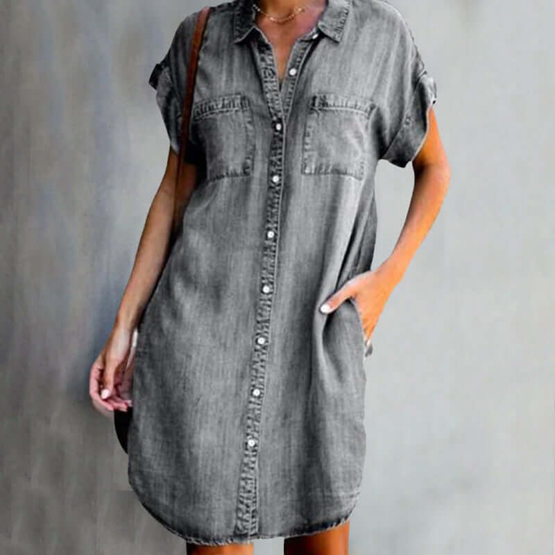 Malou - Denim Kjole