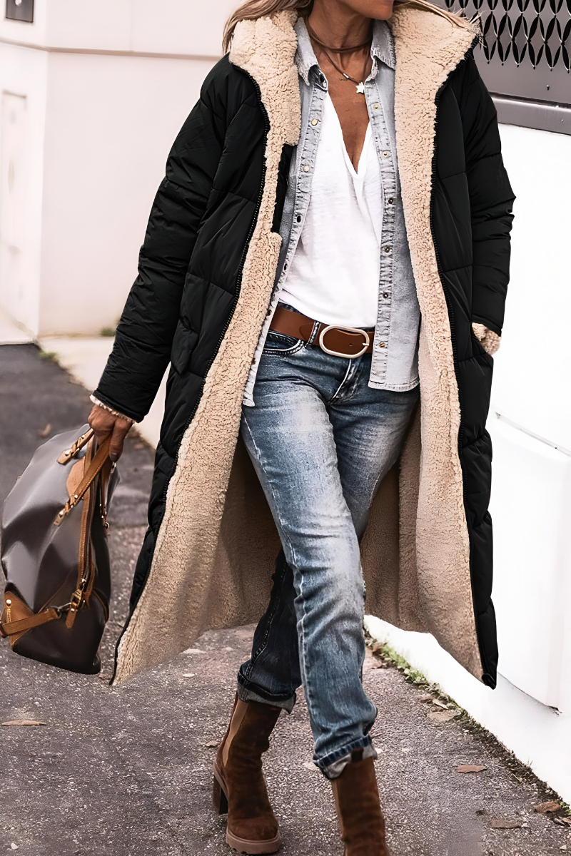Joni | Elegant tyk polstret jakke