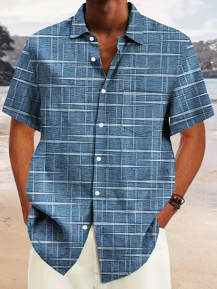 Felix | Klassisk Knap Kortærmet Sommer Skjorte