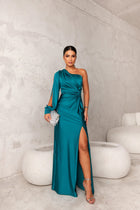 Odette - Elegant Maxi-Kjole med Slids til Damer