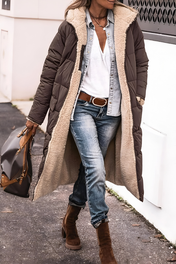 Joni | Elegant tyk polstret jakke