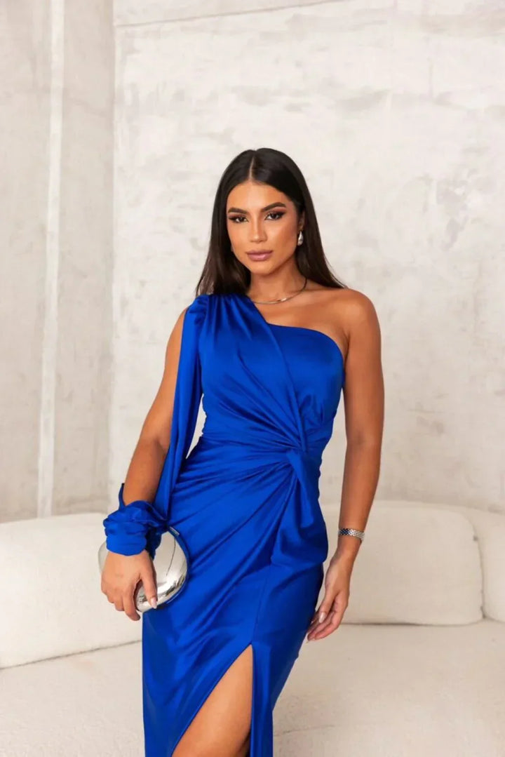 Odette - Elegant Maxi-Kjole med Slids til Damer
