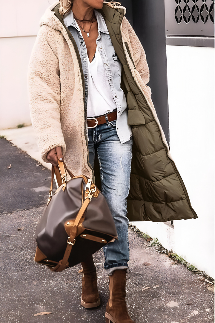 Joni | Elegant tyk polstret jakke