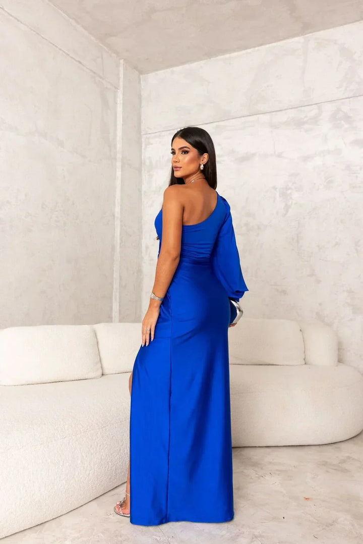 Odette - Elegant Maxi-Kjole med Slids til Damer