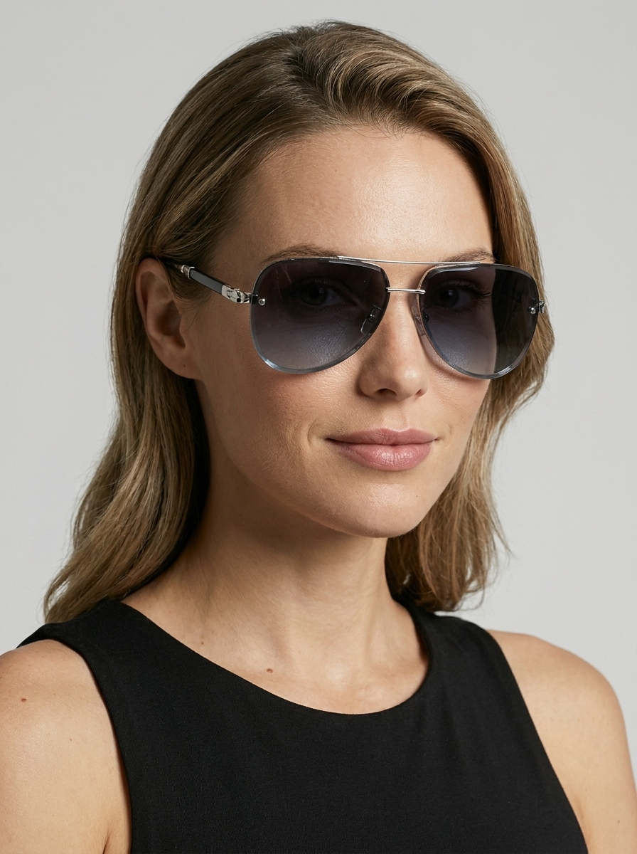 Adrian | Klasyczne okulary przeciwsłoneczne typu aviator z ochroną UV400