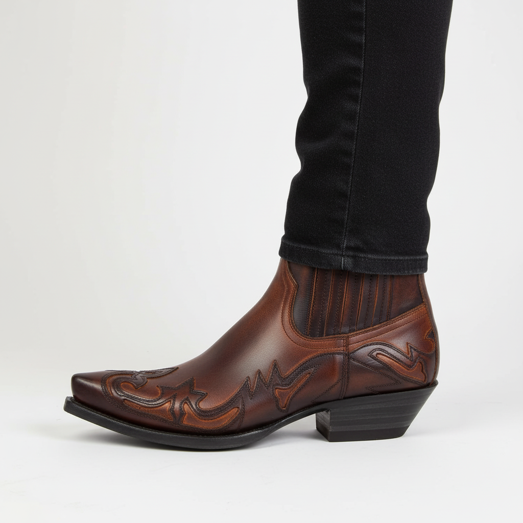 Leder Cowboystøvler - DakoBoot