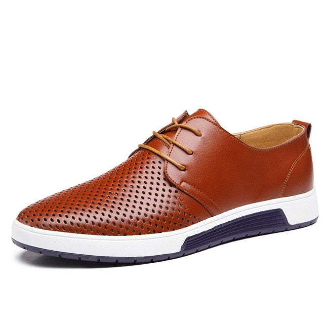 Oxford Skórzane Buty Casual