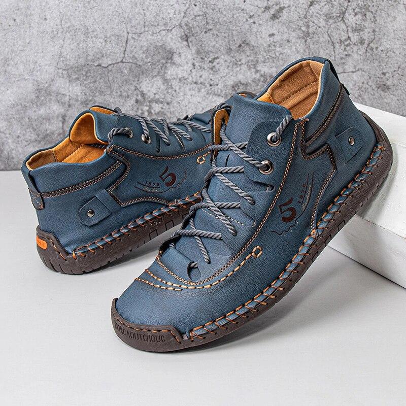 Vintage Skórzane Botki