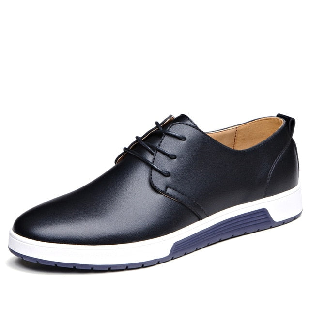 Oxford Skórzane Buty Casual