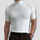 Åndbar Herre Turtleneck Skjorte