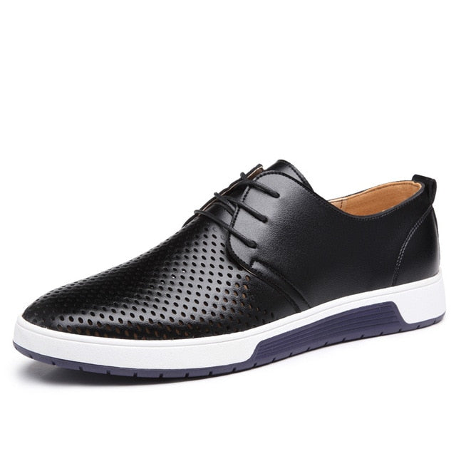 Oxford Skórzane Buty Casual