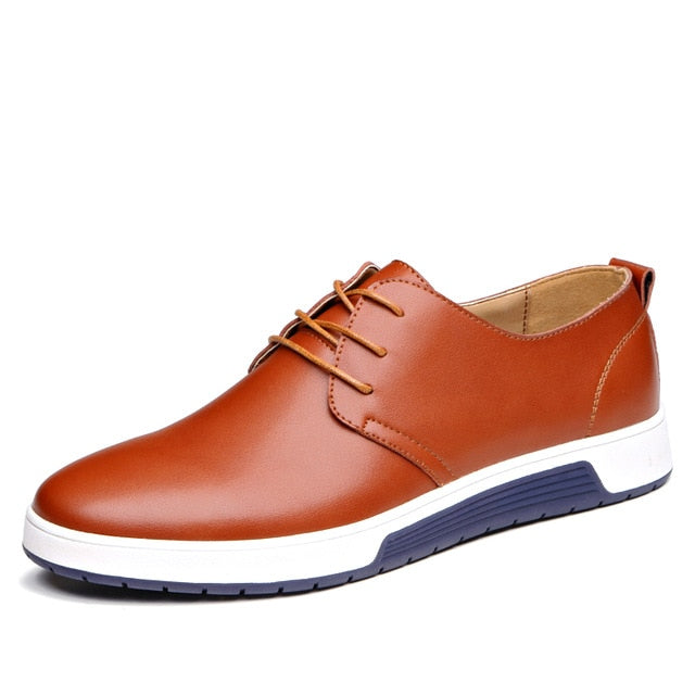 Oxford Skórzane Buty Casual