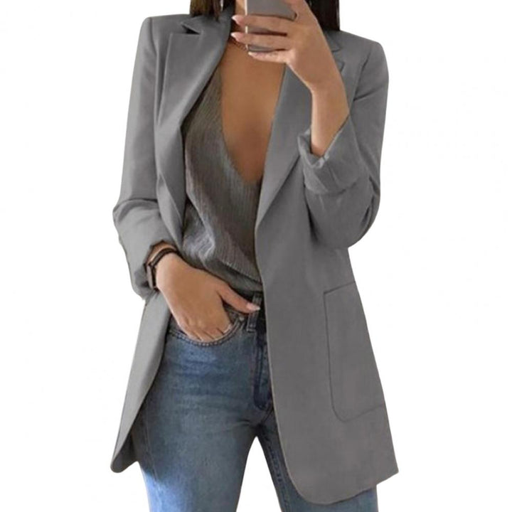 Dame Longline Blazer med åben front