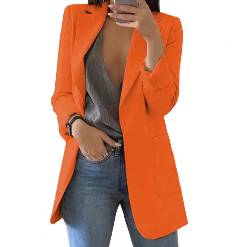 Dame Longline Blazer med åben front