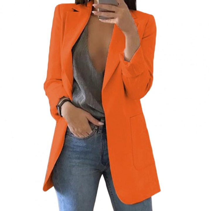 Dame Longline Blazer med åben front