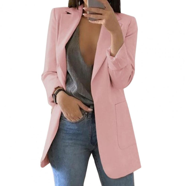 Dame Longline Blazer med åben front