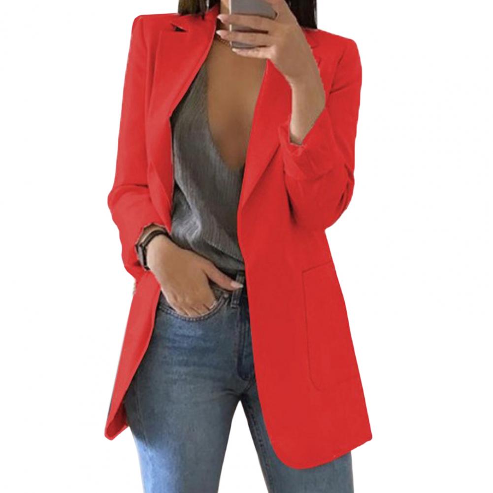 Dame Longline Blazer med åben front
