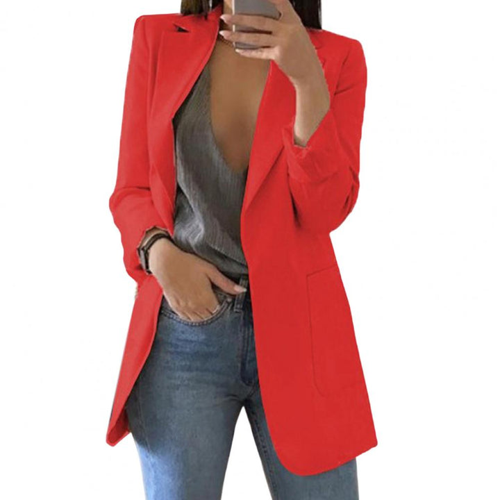 Dame Longline Blazer med åben front
