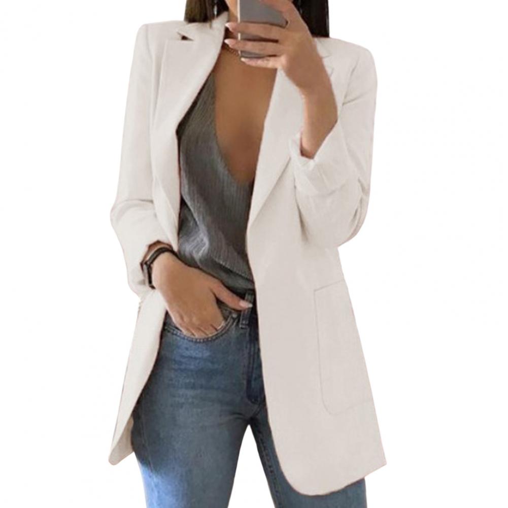 Dame Longline Blazer med åben front