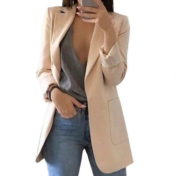 Dame Longline Blazer med åben front