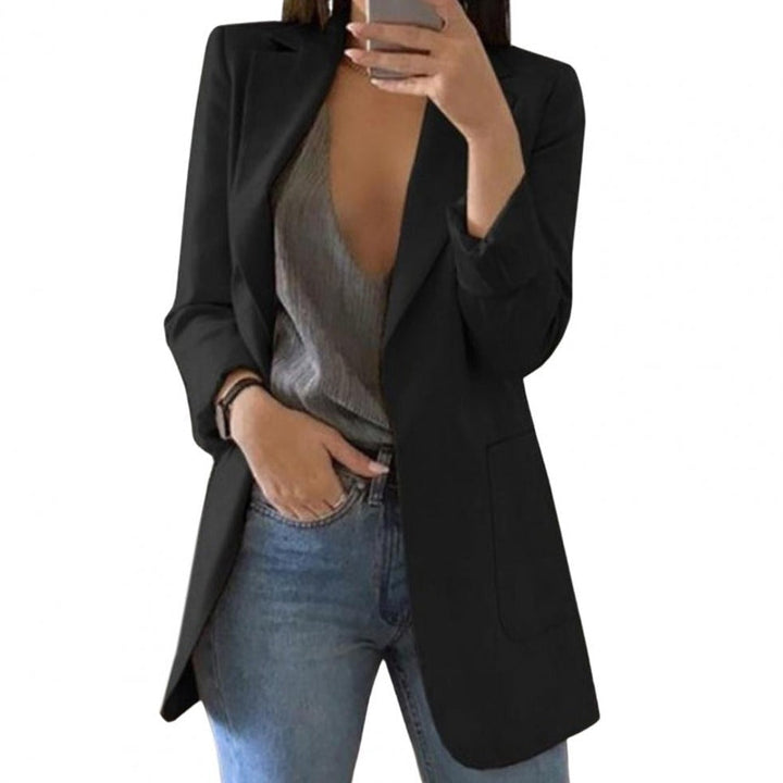 Dame Longline Blazer med åben front