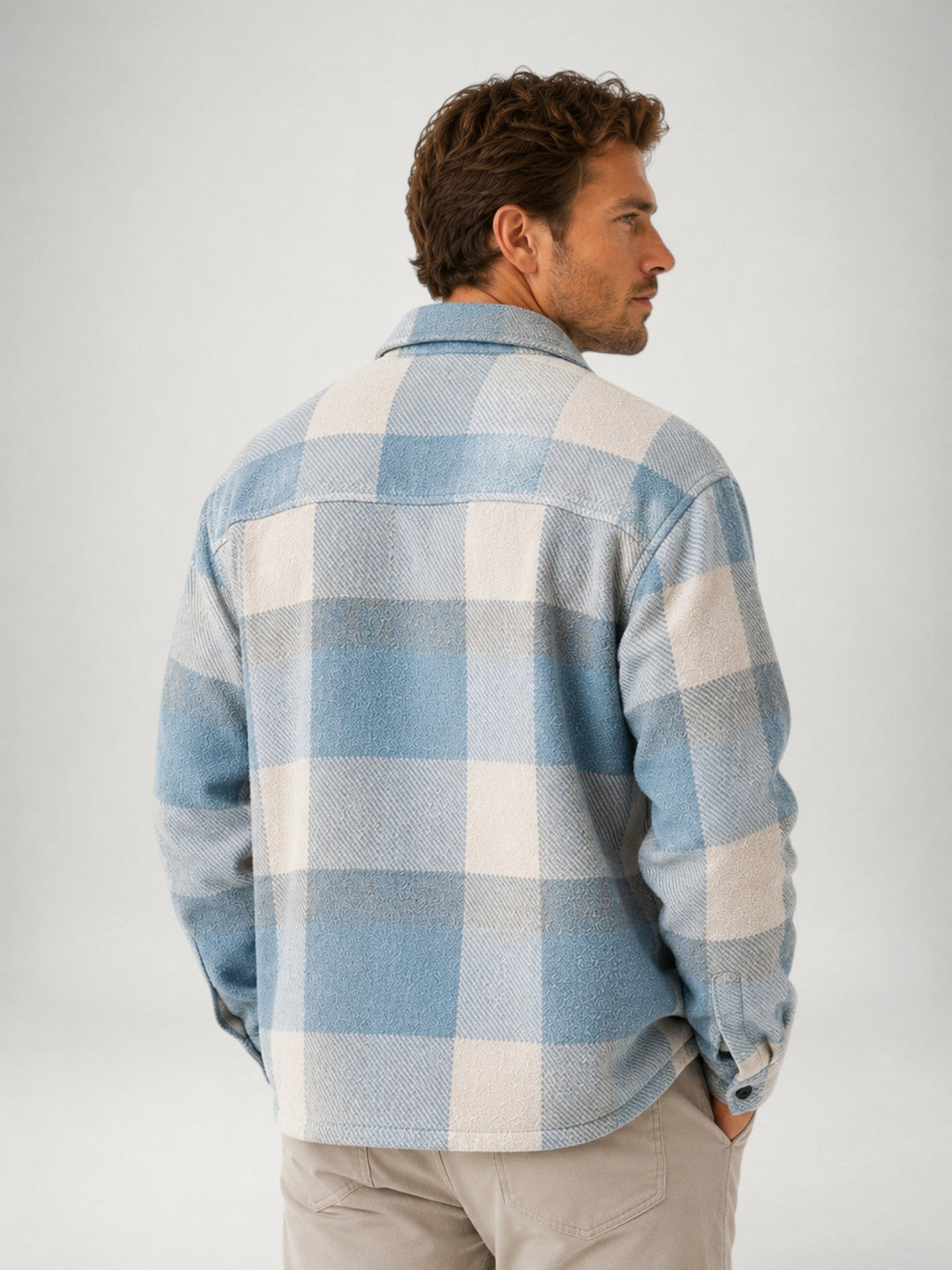 Herre Ternet Flannel Overskjorte