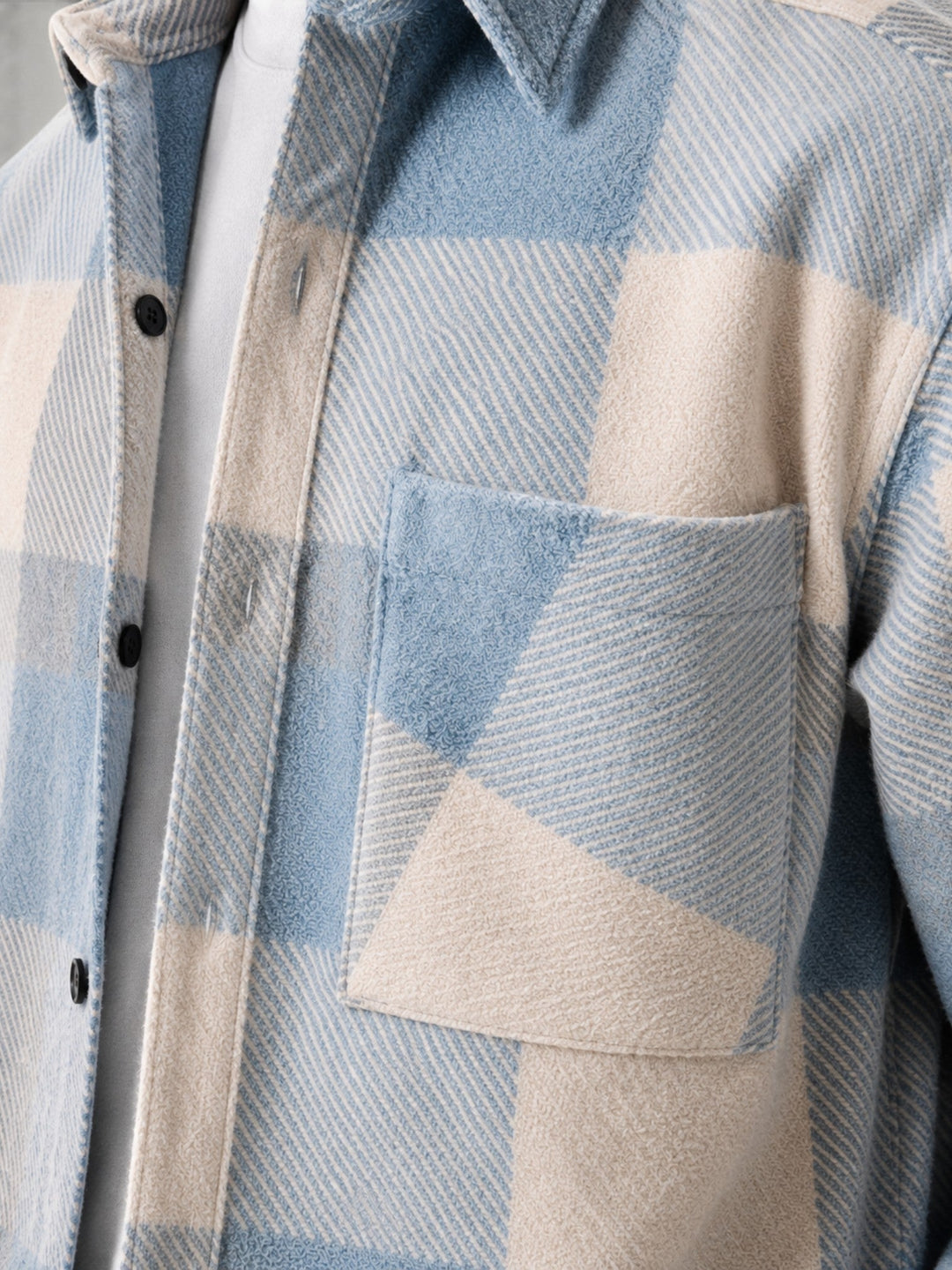 Herre Ternet Flannel Overskjorte