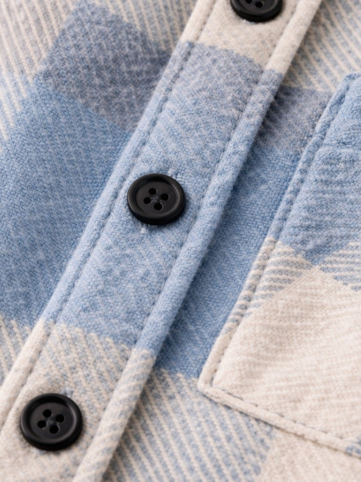 Herre Ternet Flannel Overskjorte