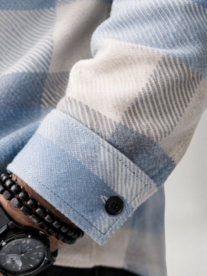 Herre Ternet Flannel Overskjorte