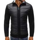 Padded jacket for men with long sleeves