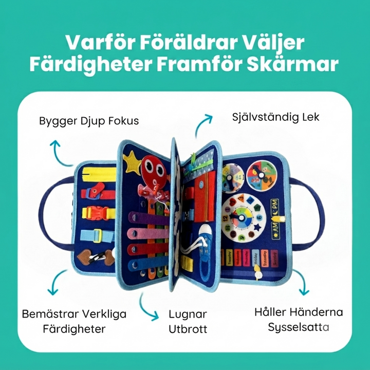 Restovea™ Montessori aktivitetsbræt