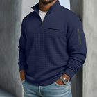 Edward | Casual Langærmet Vaffelsweater