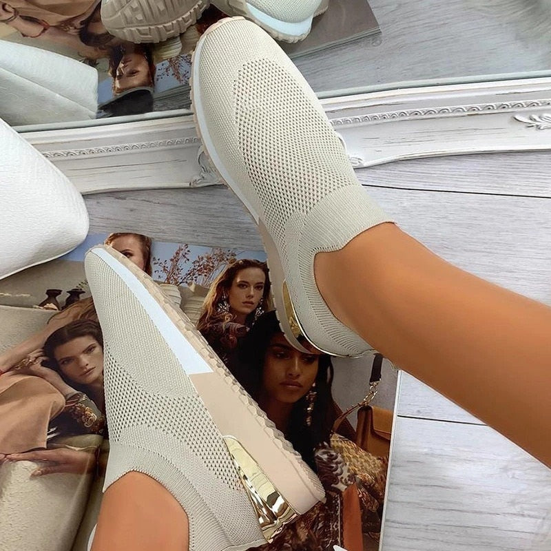 Elastyczne Sneakersy Slip-On