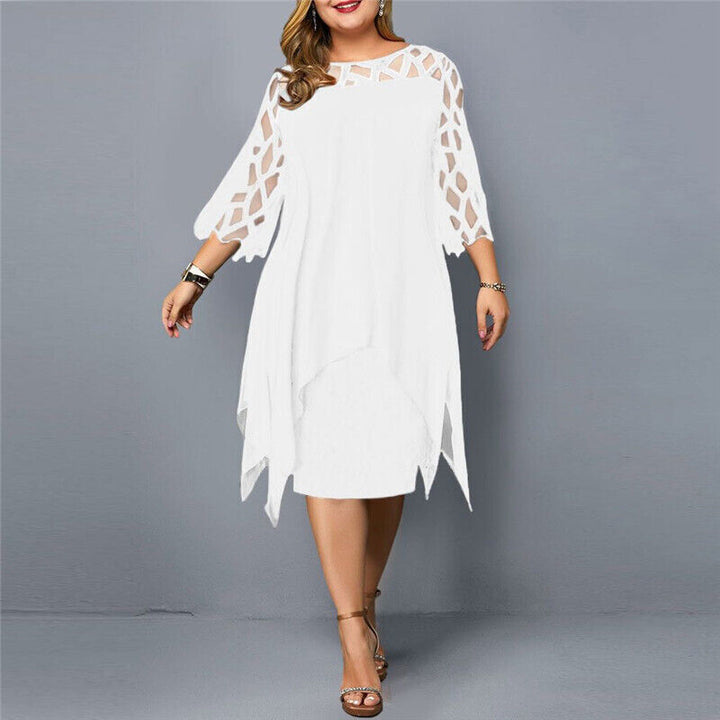 Giulia Bellanova | Stylowa Sukienka Midi w Plus Size