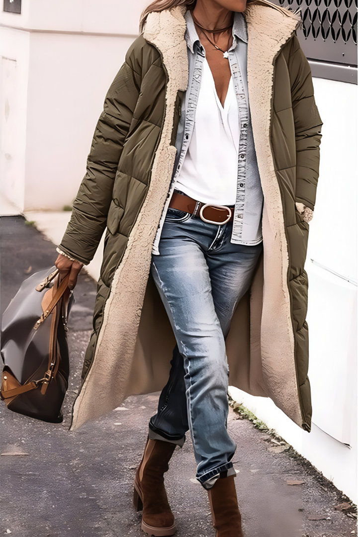 Joni | Elegant tyk polstret jakke