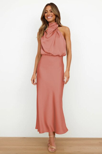 Dame Off-Shoulder Maxi Cocktailkjole – Bodycon Aftenkjole til Galafester