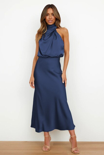 Dame Off-Shoulder Maxi Cocktailkjole – Bodycon Aftenkjole til Galafester
