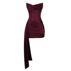 Harlow | Draperet Sweetheart Bodycon Mini Kjole