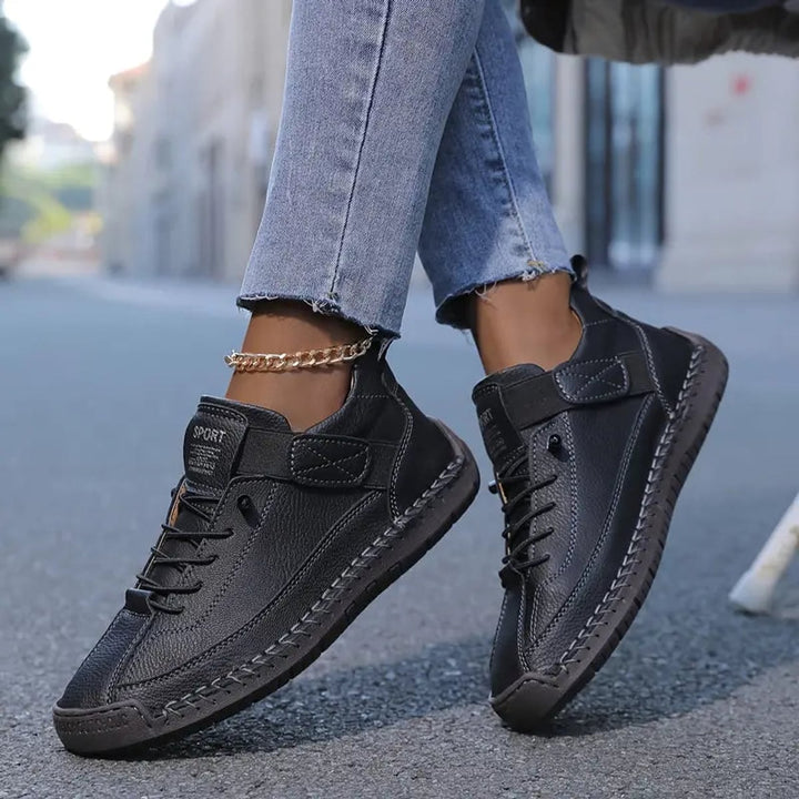 Damskie sznurowane sneakersy casual