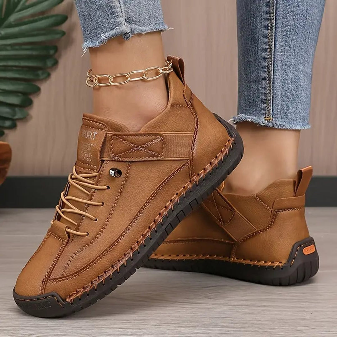 Damskie sznurowane sneakersy casual