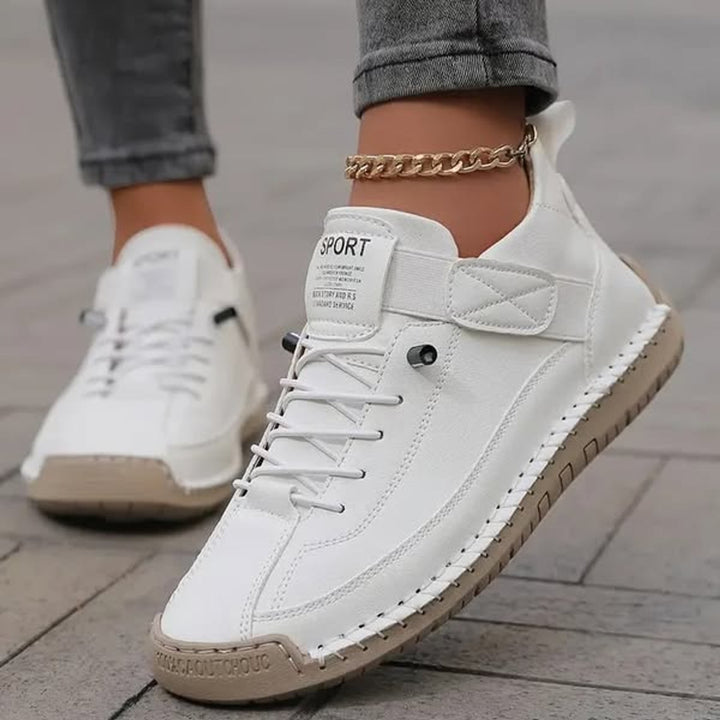Damskie sznurowane sneakersy casual