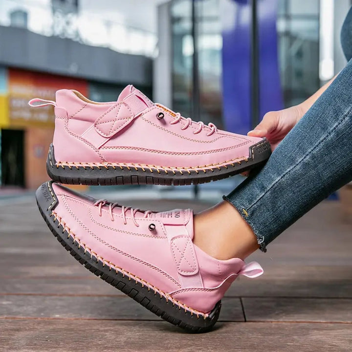 Damskie sznurowane sneakersy casual